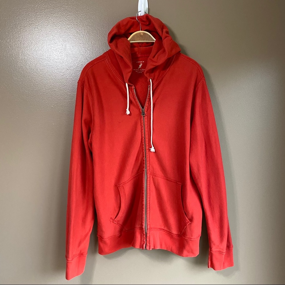 J. Crew hoodie hooded full zip jacket sweatshirt
